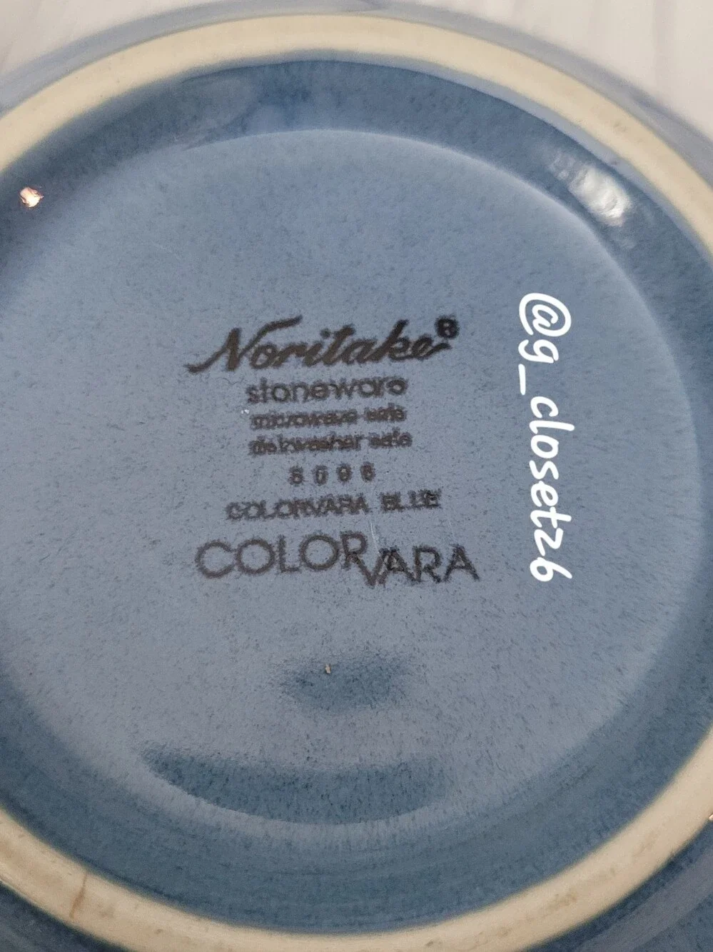 Noritake Colorara Blue Stoneware Sugar Jar / Salt&Pepper Shakers